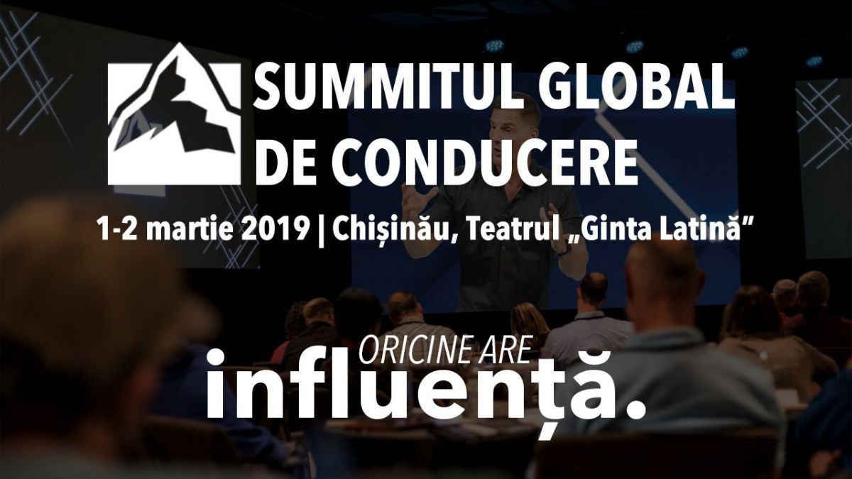 Leadership-ul, mai accesibil. Summitul Global de Conducere revine la Chișinău (VIDEO)