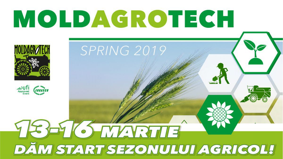 Dăm start sezonului agricol împreună! Cele mai noi utilaje agricole din Republica Moldova la MOLDAGROTECH (spring) 2019