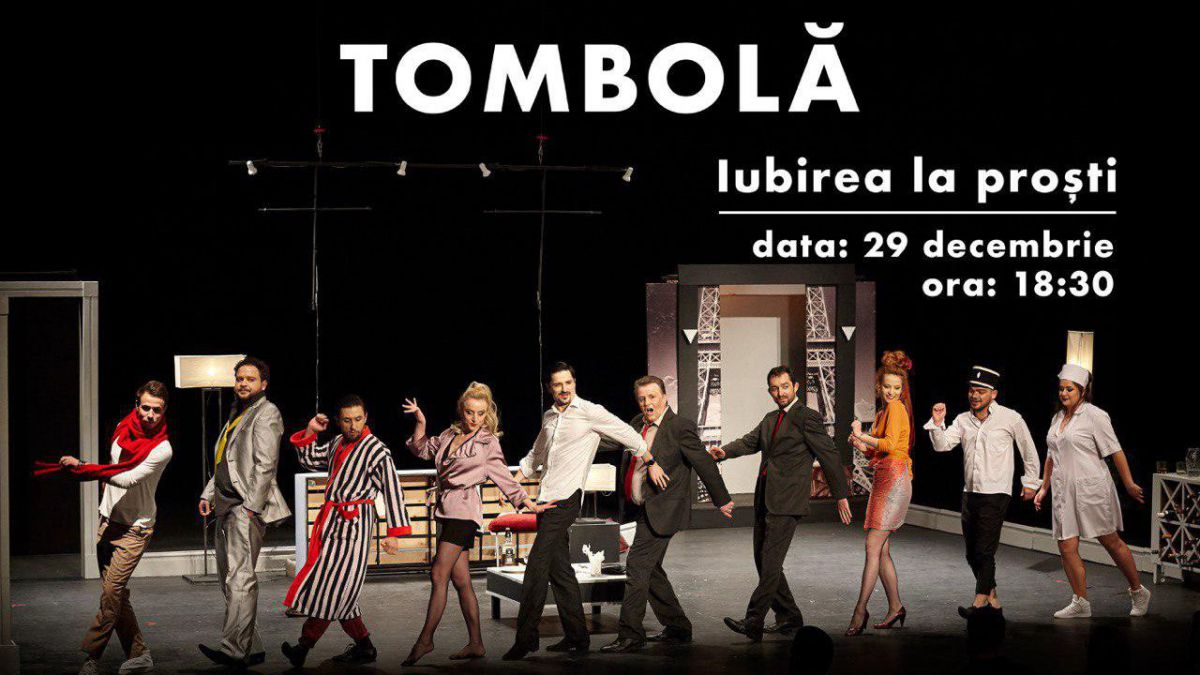 Patru spectacole deosebite și o tombolă cu premii la Teatrul Eugene Ionesco