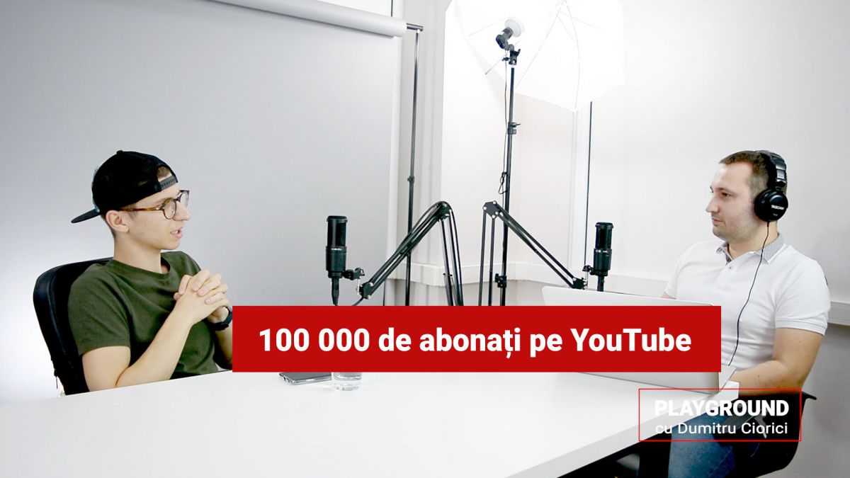 (video) PlayGround cu Vicu Țurcan: Cum dezvolți un canal tech de Youtube cu peste 100 de mii de abonați