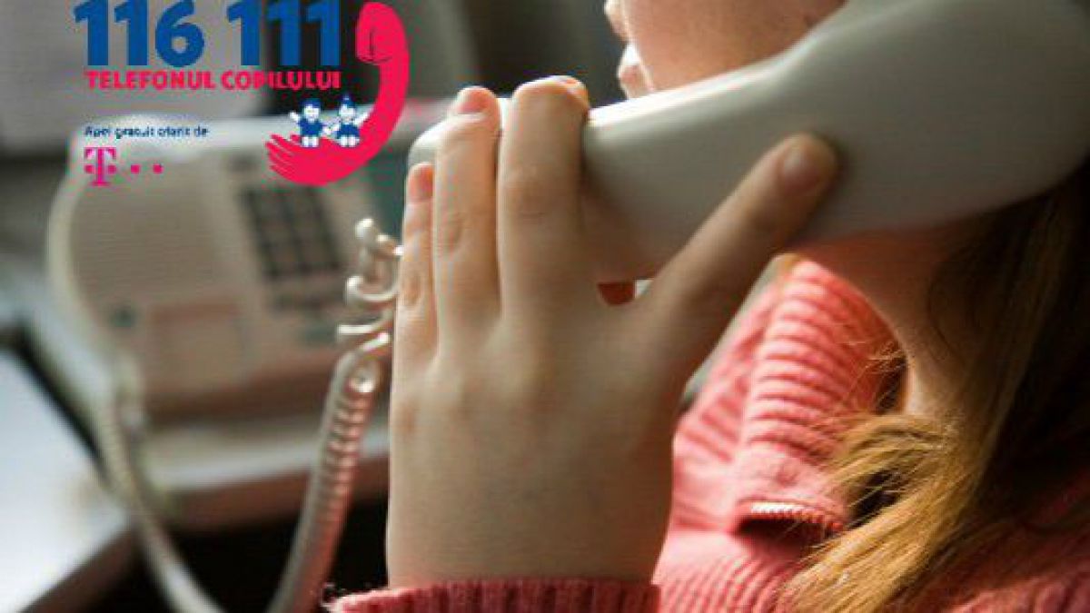 18 000  de apeluri au fost recepționate la Telefonul Copilului 