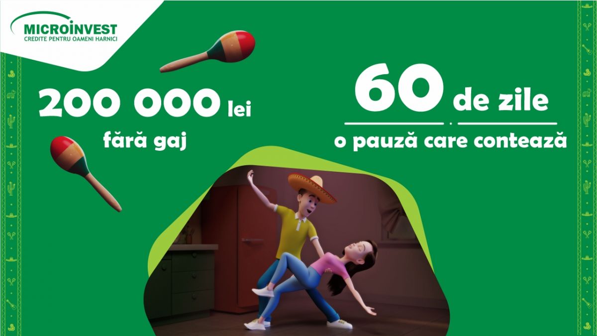 60 de zile - atât ai răgaz la credit prin oferta de la Microinvest, ca să te dedici... reparației