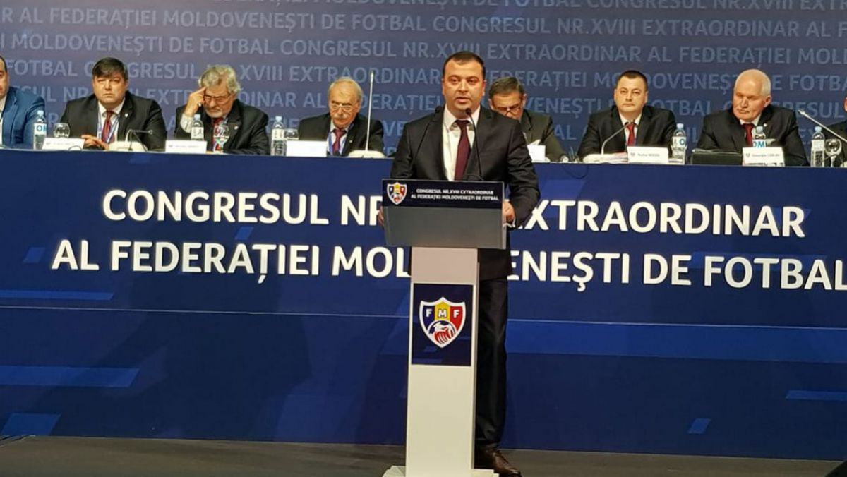 A fost ales noul președinte al Federației Moldovenești de Fotbal. Pentru această funcție a luptat un singur candidat