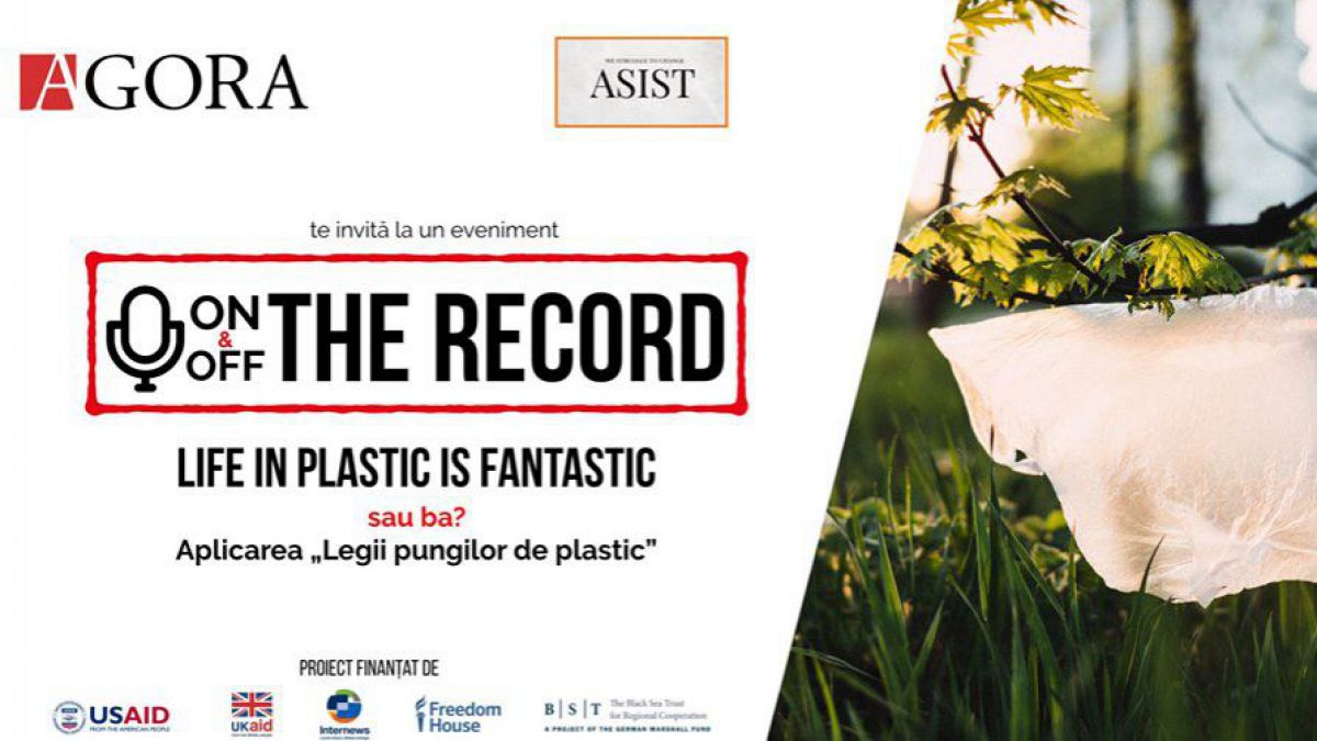 De ce mai vedem pungi de plastic în magazine și piețe, dacă legea interzice? Discutăm asta la ON&OFF the Record