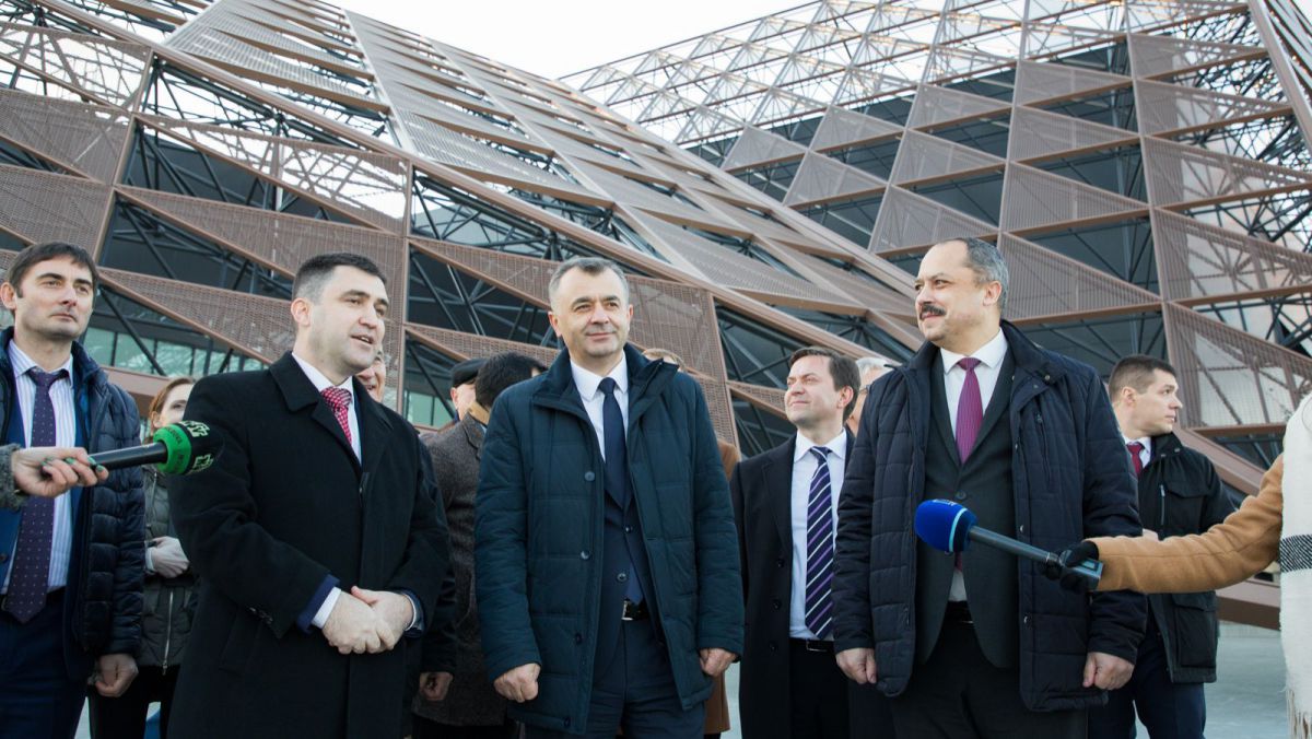 Arena, de Guvernul Sandu criticată, de Ion Chicu este lăudată. Premierul a inspectat complexul