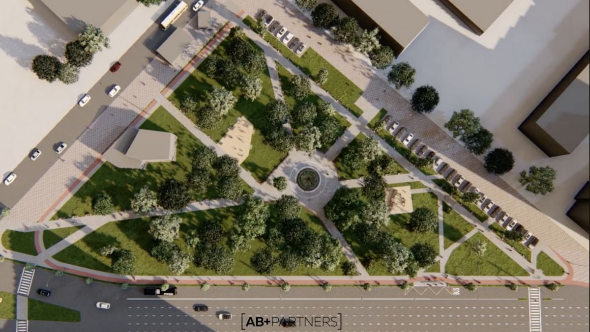 Cum ar urma să arate scuarul din str. Bucuriei, după renovare (VIDEO)