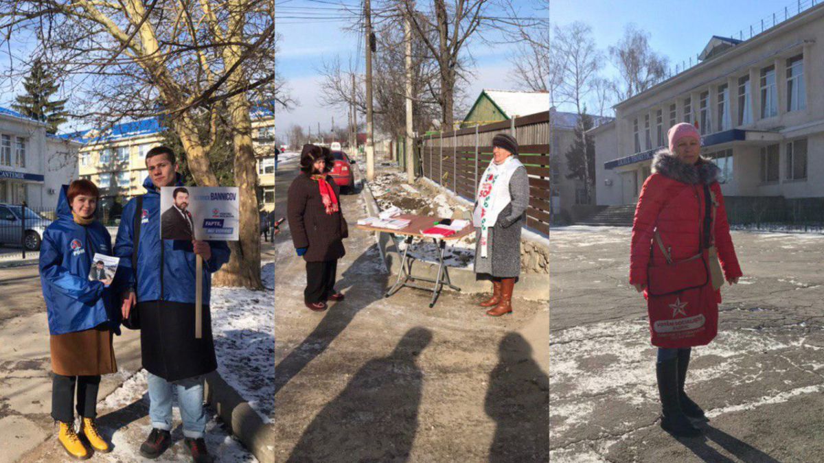Agitație electorală în plină forță, la secțiile de vot (FOTO, VIDEO)