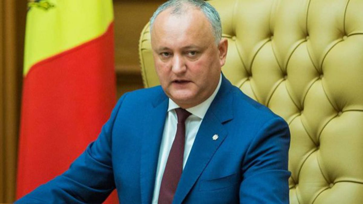 Dodon: Prefer ca viitorul procuror general să dețină cetățenia R. Moldova