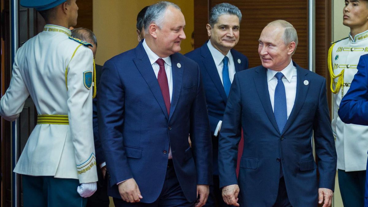 Kozak vine la Chișinău. Dodon s-a întâlnit cu Putin în Kazahstan și a ținut un discurs la ședința Consiliului Suprem al Uniunii Euroasiatice
