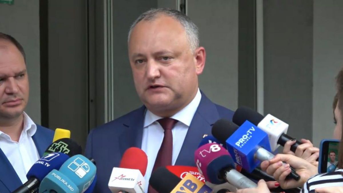 Dodon convoacă Consiliul Suprem de Securitate în componență nouă