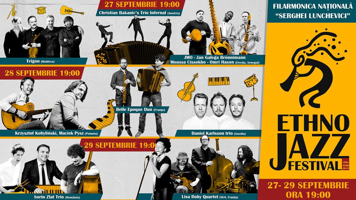 Ethno Jazz Festival revine la Chișinău! Iată ce artiști vei putea admira