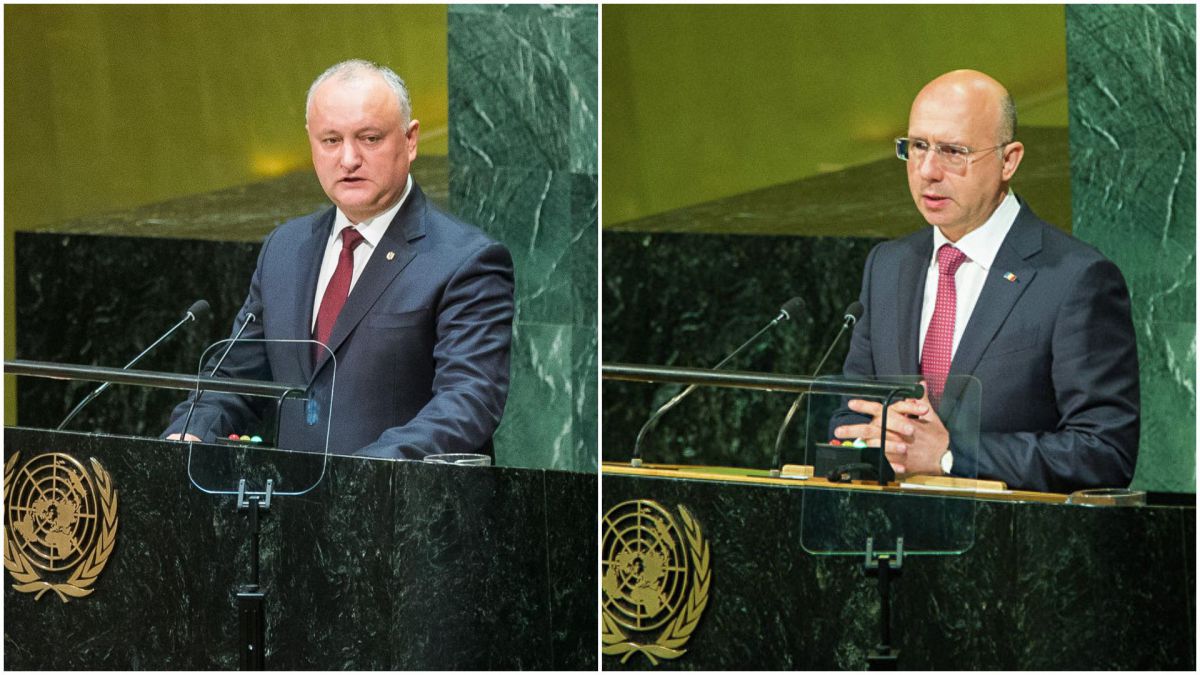Filip critică prestația lui Dodon la ONU: „Am asistat la un act rușinos”