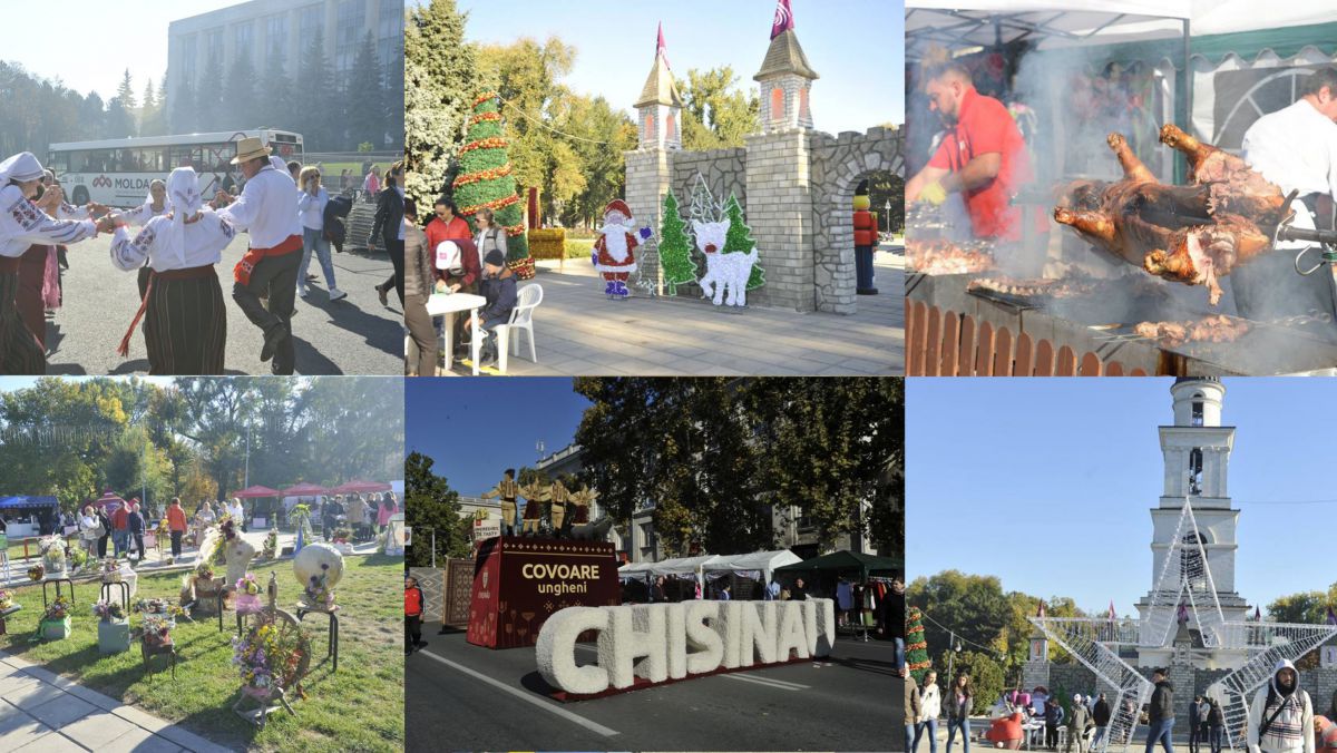 GALERIE FOTO. Muzică, voie bună și decorațiuni de Crăciun. Iată cum se vede Ziua Orașului prin obiectiv