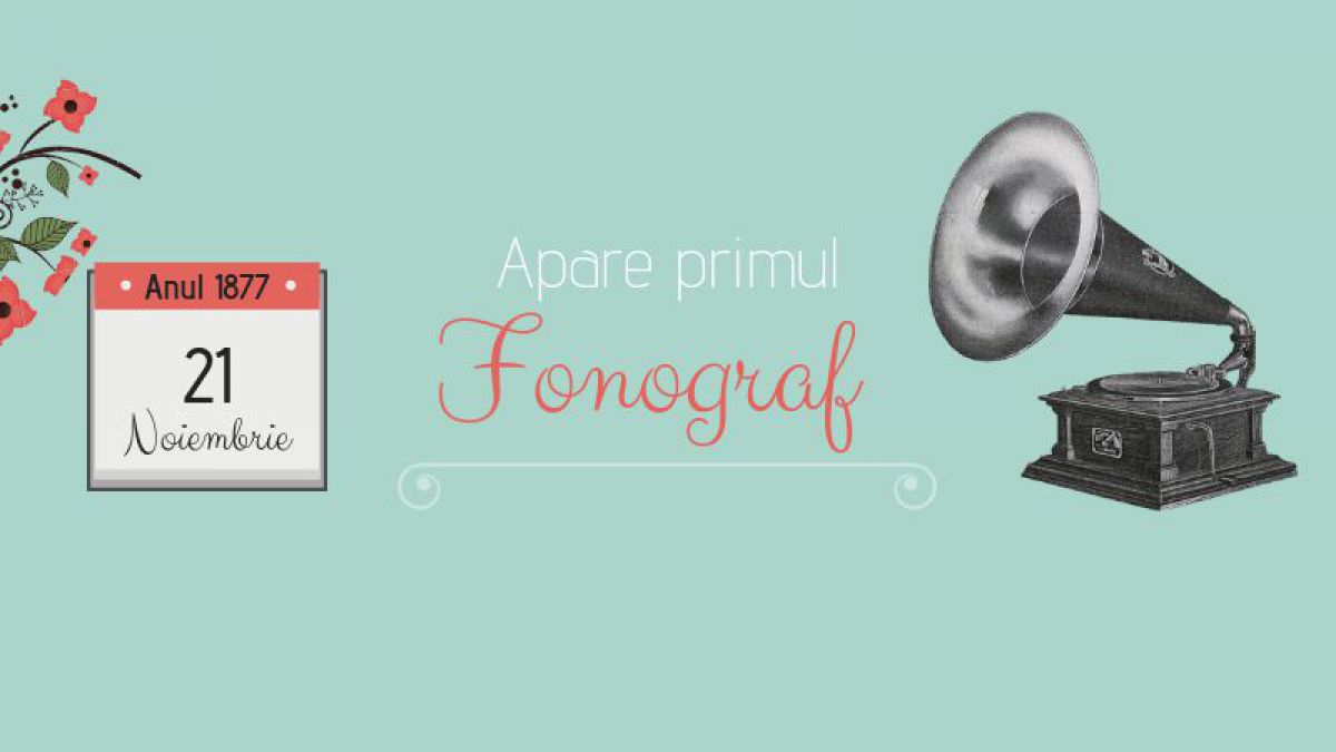 INFOGRAFIC. „Mary avea un mic mielușel”: Așa a început istoria înregistrării audio. Astăzi se împlinesc 141 de ani de la invenția fonografului