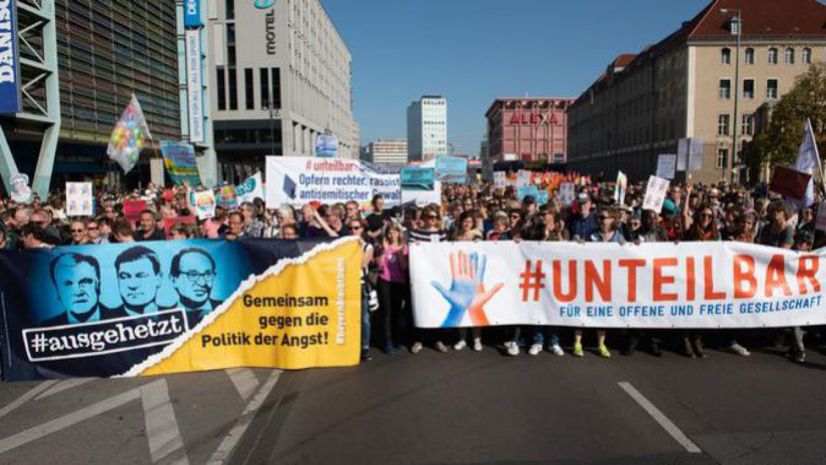 Germania: Peste 200 de mii de oameni au protestat la Berlin împotriva urii, rasismului și discriminării
