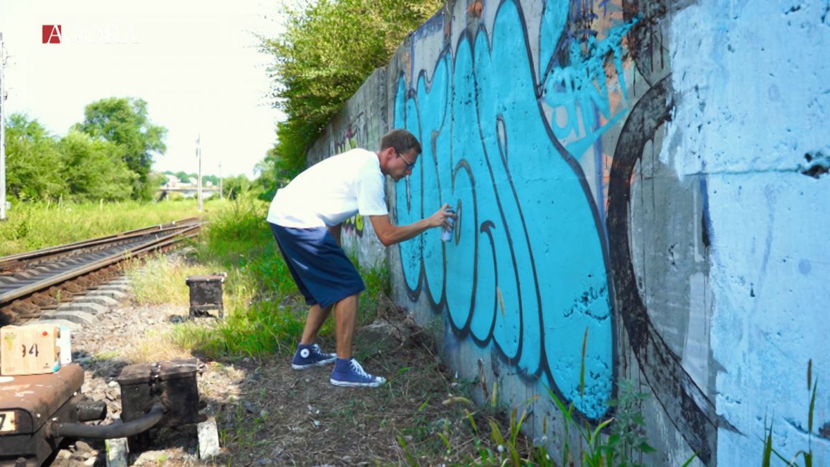 Graffiti - la limita dintre artă și vandalism. Alexandru Sovcov ne-a ghidat în inima artei stradale(VIDEO)