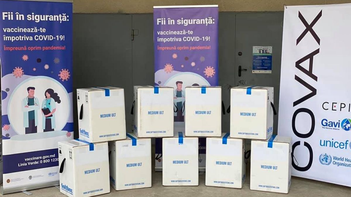 Încă un lot de 50 de mii de vaccinuri Pfizer a ajuns în Republica Moldova