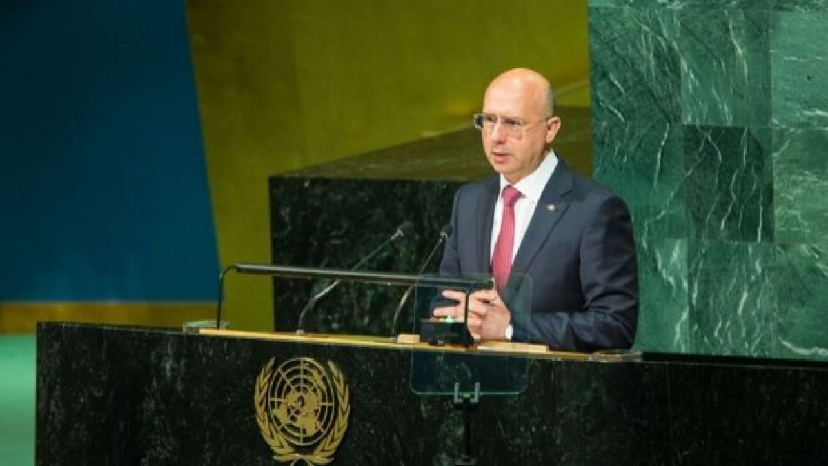 VIDEO. Pavel Filip s-a adresat Adunării Generale a ONU la New York
