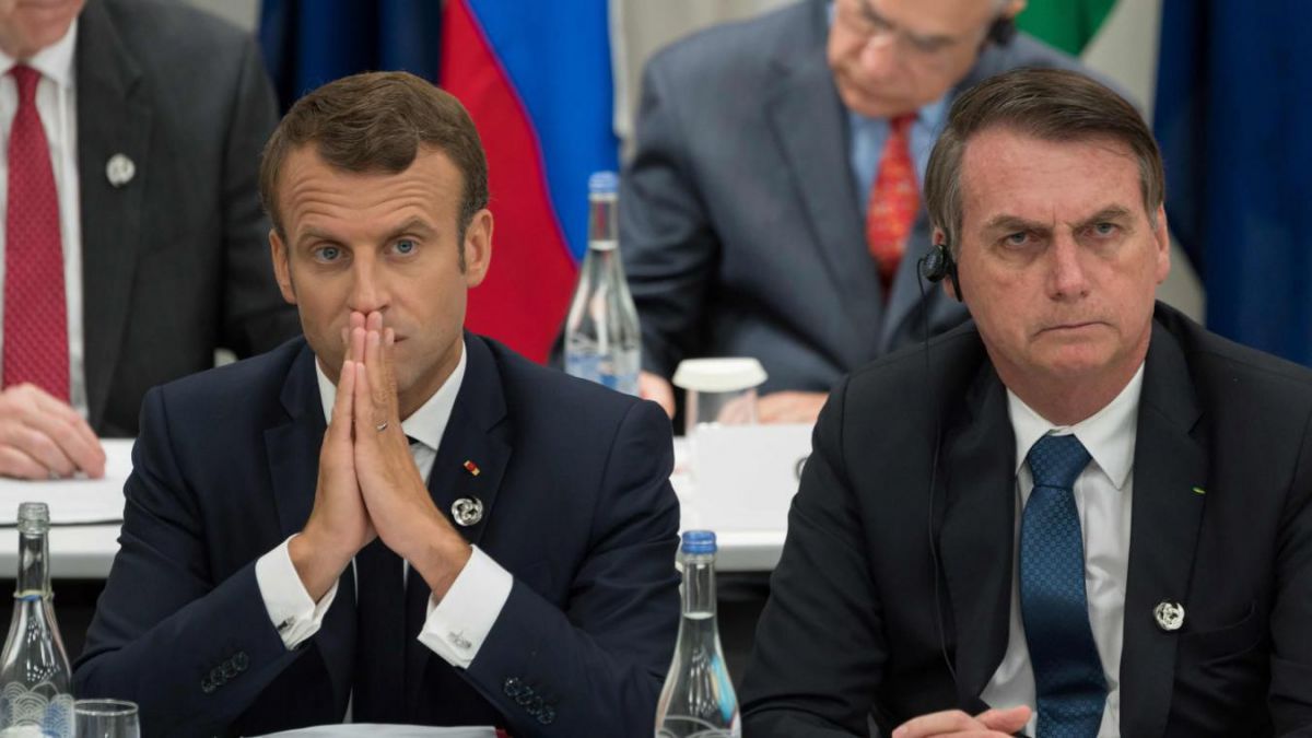 Liderii Franței și Braziliei, la cuțite. Macron: Braziliencelor probabil le este rușine cu președintele lor