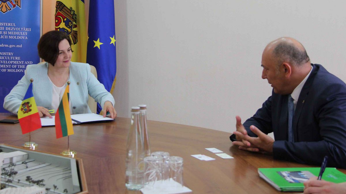 Lituania, dispusă să sprijine Moldova în domeniul agriculturii și mediului