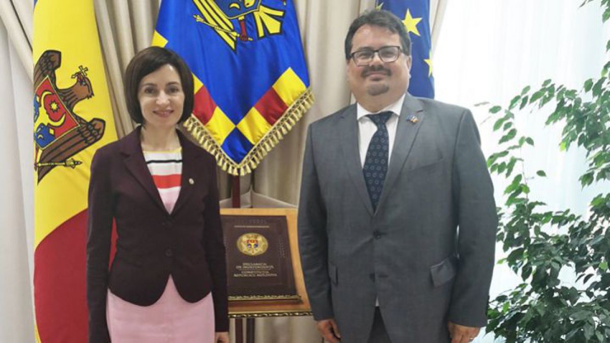 Maia Sandu s-a întâlnit cu șeful Delegației UE în Moldova: „Uniunea Europeană este gata să redeschidă discuțiile cu privire la asistența macrofinanciară”