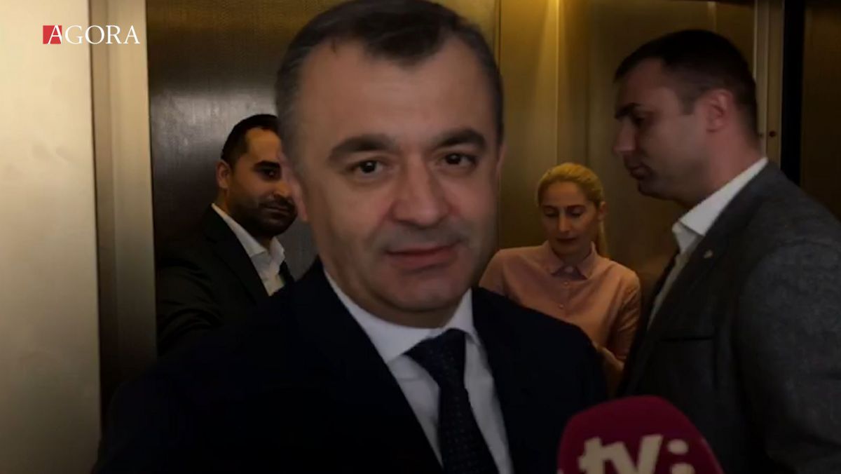 No Comment. Prima apariție publică a lui Ion Chicu după desemnarea în funcția de premier (VIDEO)