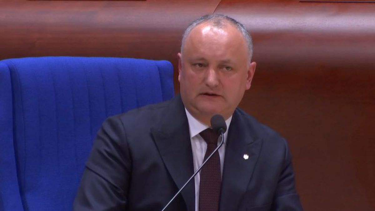 „Unionismul este discutabil”. Patru declarații importante ale lui Dodon la APCE