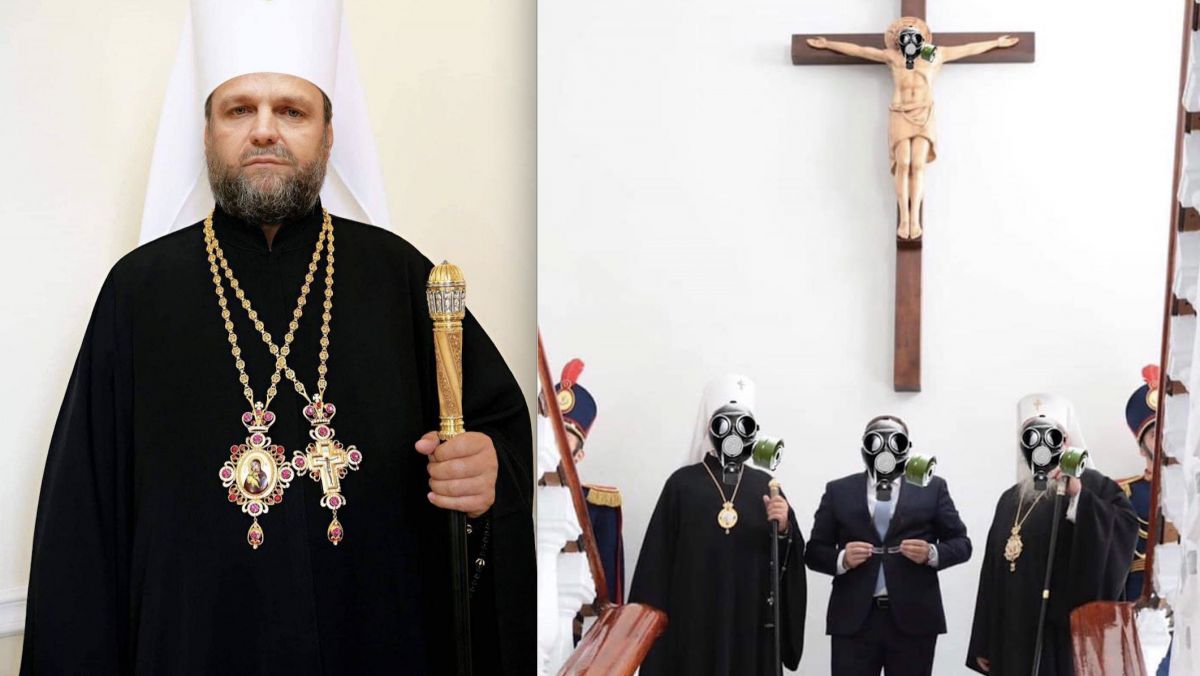 Polițiști în sutană și mașini de patrulare cu icoane și agheasmă: Reacții și comentarii după instalarea crucifixului de la MAI (FOTO)
