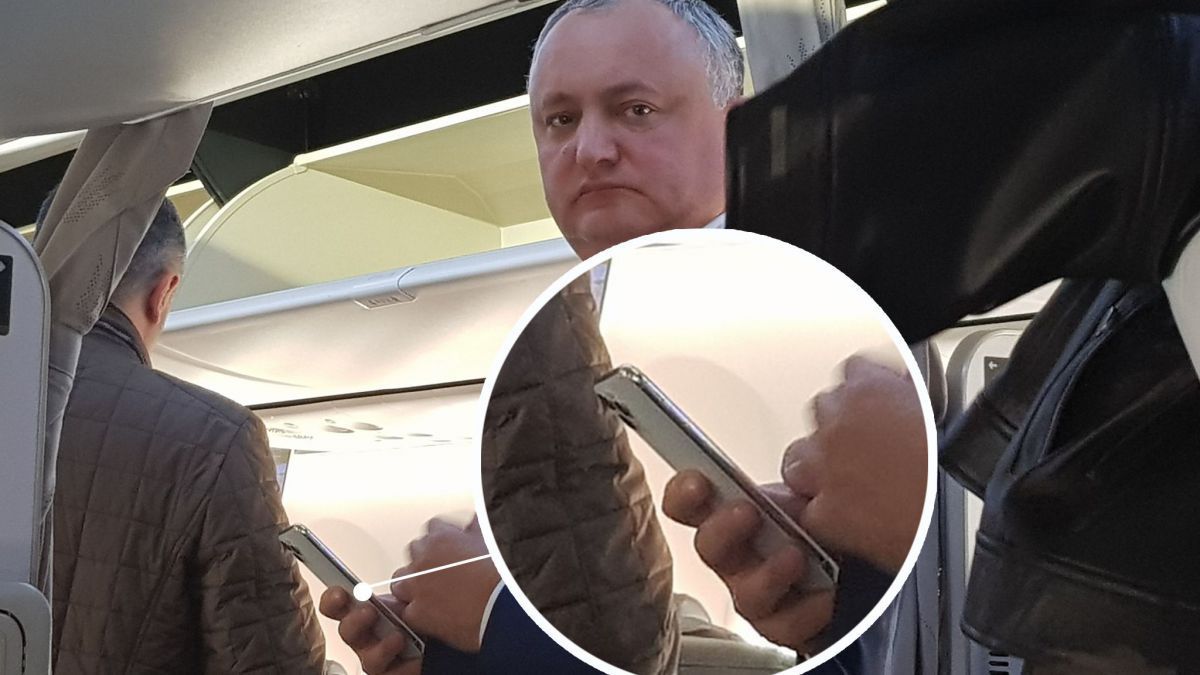 Spune că nu-și permite un iPhone 11. Dodon: E cadou din partea unei rude. Fiul cel mic deja i-a stricat ecranul (VIDEO)