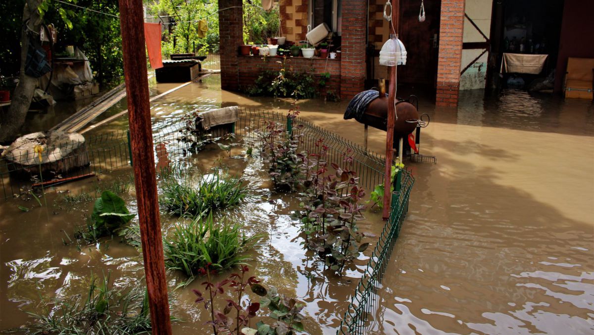 Subsoluri inundate și terenuri înămolite: Cum arată mai multe localități din țară după ploile abundente din ultimele zile (FOTO)