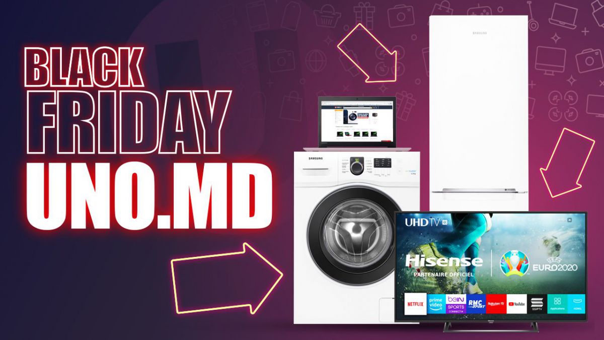 Top electrocasnice cu cele mai bune prețuri de Black Friday pe UNO.md