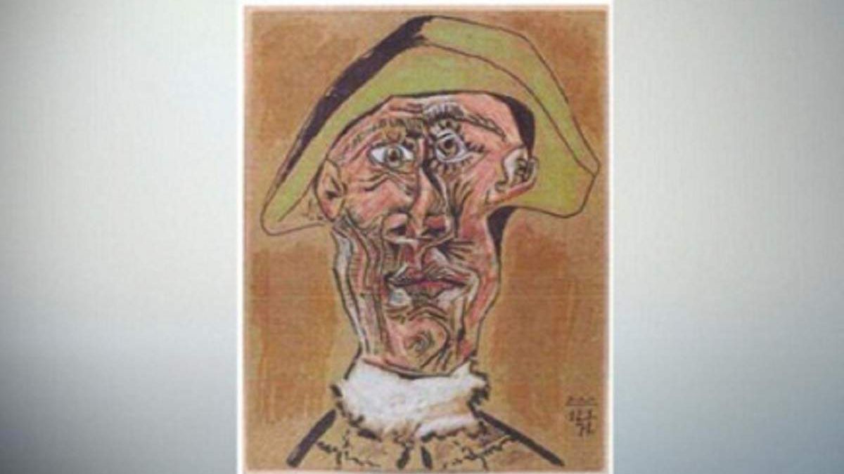 Un tablou furat, pictat de Picasso, a fost găsit îngropat într-o localitate din România, la tulpina unui copac