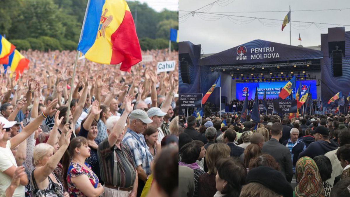 VIDEO. „Noi suntem poporul”: Lozincile opoziției, scandate la mitingul Partidului Democrat