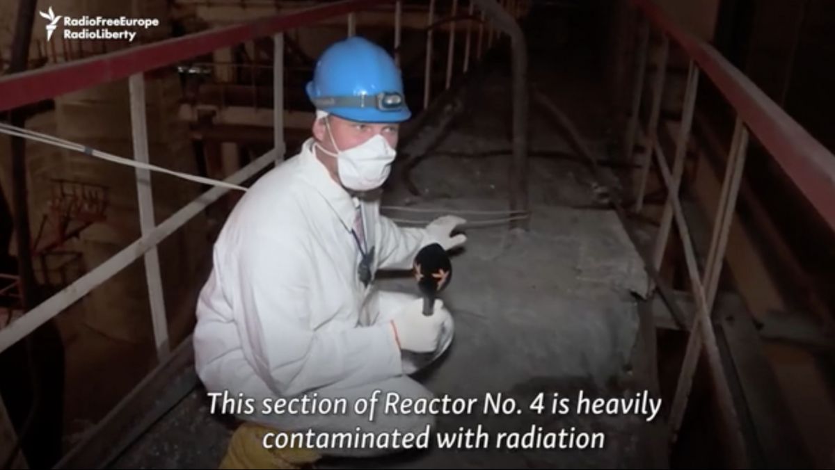 VIDEO. Un reporter s-a aventurat în cea mai radioactivă zona a centralei de la Cernobîl