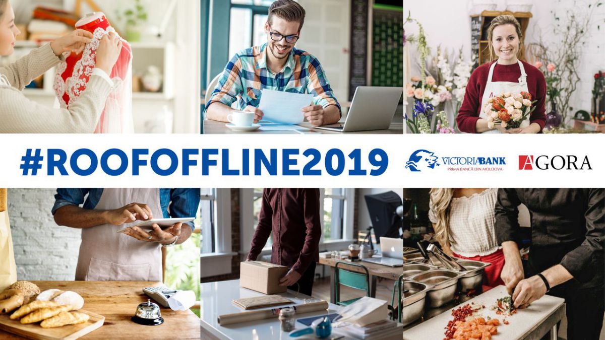 AGORA și Victoriabank te invită să stăm la povești optimiste la #ROOFOFFLINE2019