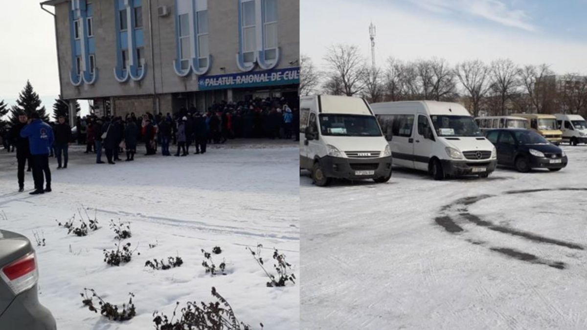 Zeci de autocare cu alegători din Transnistria, aduse la Rezina, Șoldănești și Căușeni (VIDEO)