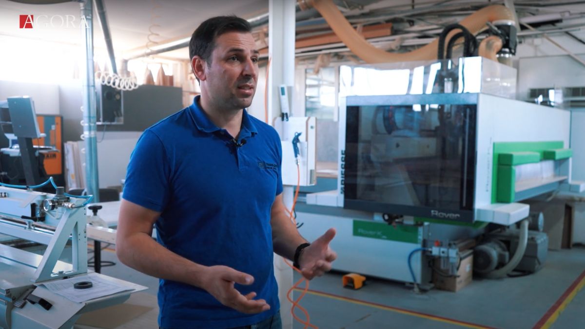 A schimbat antrenamentele din sala de sport pe atelierul de producere a mobilei: Antreprenorul Nicolae Dunas, despre provocările și rezultatele afacerii (VIDEO)