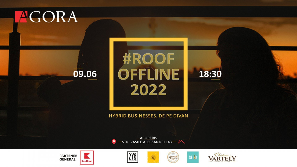 A venit ziua cea mare! Ne vedem azi la #ROOFOFFLINE! Ai reușit să-ți cumperi un bilet?