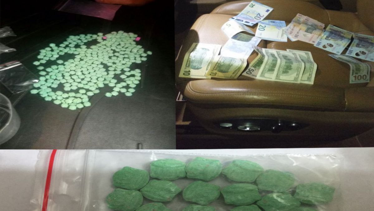 „Afaceristul” cu pastile Ecstasy în valoare de 80 mii de lei, reținut de polițiști