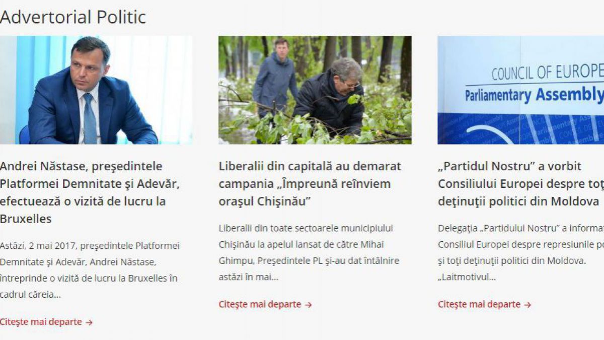 AGORA lansează modulul „Advertorial politic”
