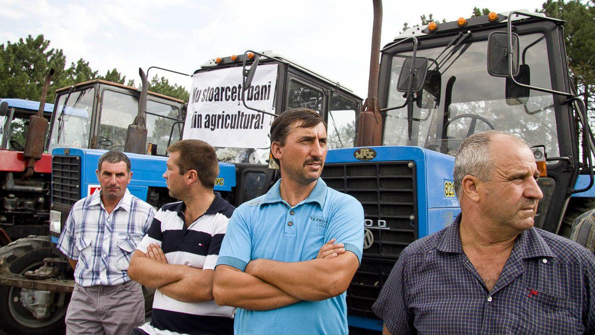 Agricultorii amenință cu proteste și blocarea Ministerului Finanțelor, dacă nu se achită datoriile la subvenții pentru 2014