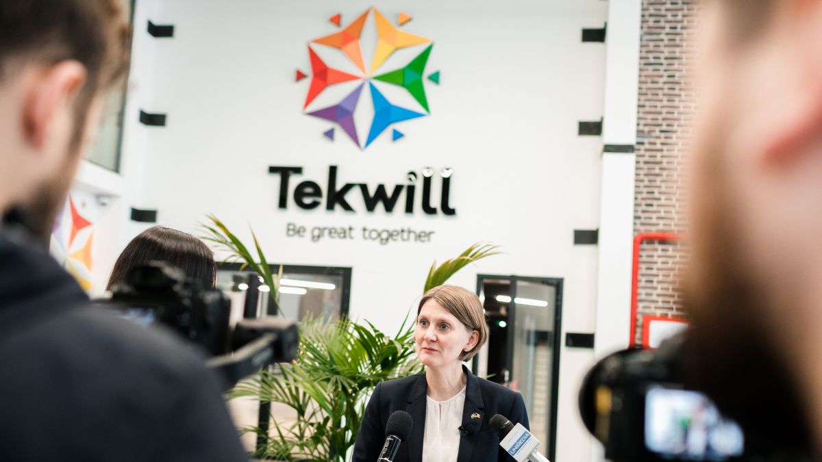 Ambasadoarea Suediei în RM, Anna Lyberg: „Tekwill este o călătorie plină de satisfacții și inspirație. Sunt încântată să fac parte din această călătorie” (INTERVIU)