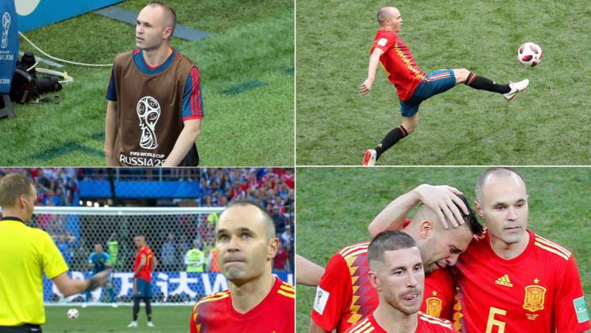 Andres Iniesta își ia rămas bun de la naționala Spaniei, în urma înfrângerii cu Rusia: „A fost cea mai tristă zi din carieră”
