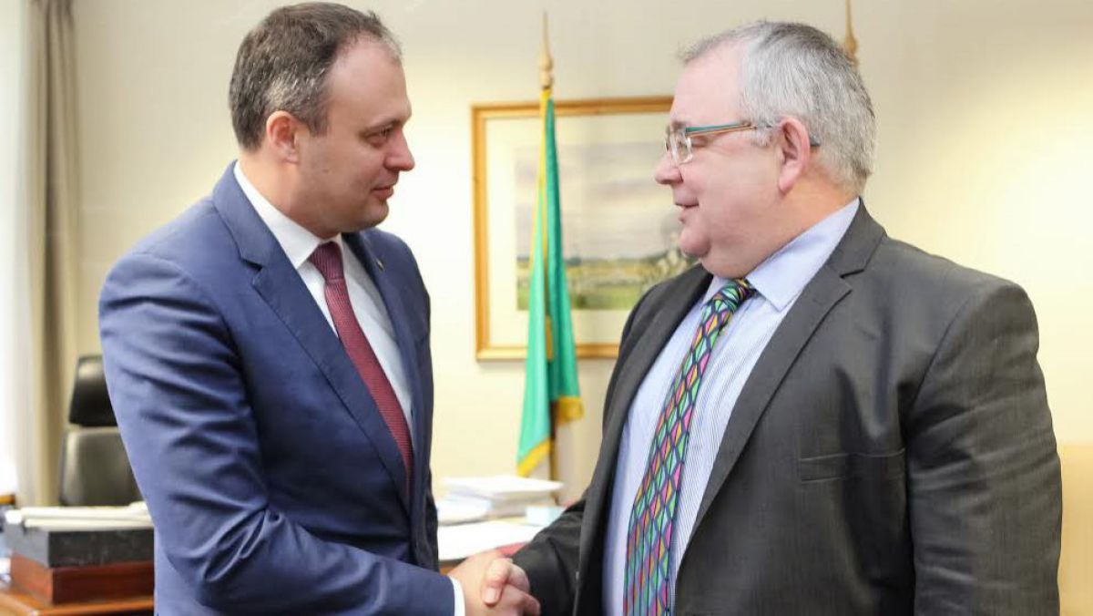 Andrian Candu a promis în Irlanda eforturi duble în implementarea Acordului de Asociere cu UE