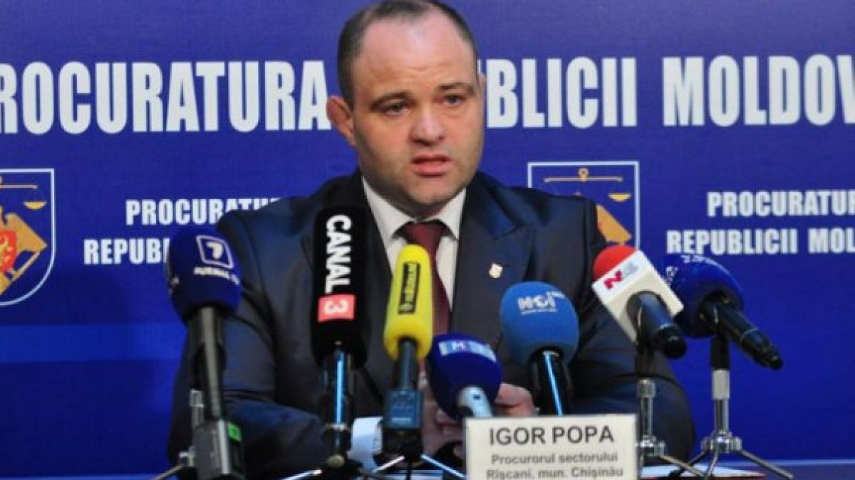 Arest la domiciliu pe numele șefului oficiului Ciocana al Procuraturii Chişinău, Igor Popa, pentru încă 24 de zile