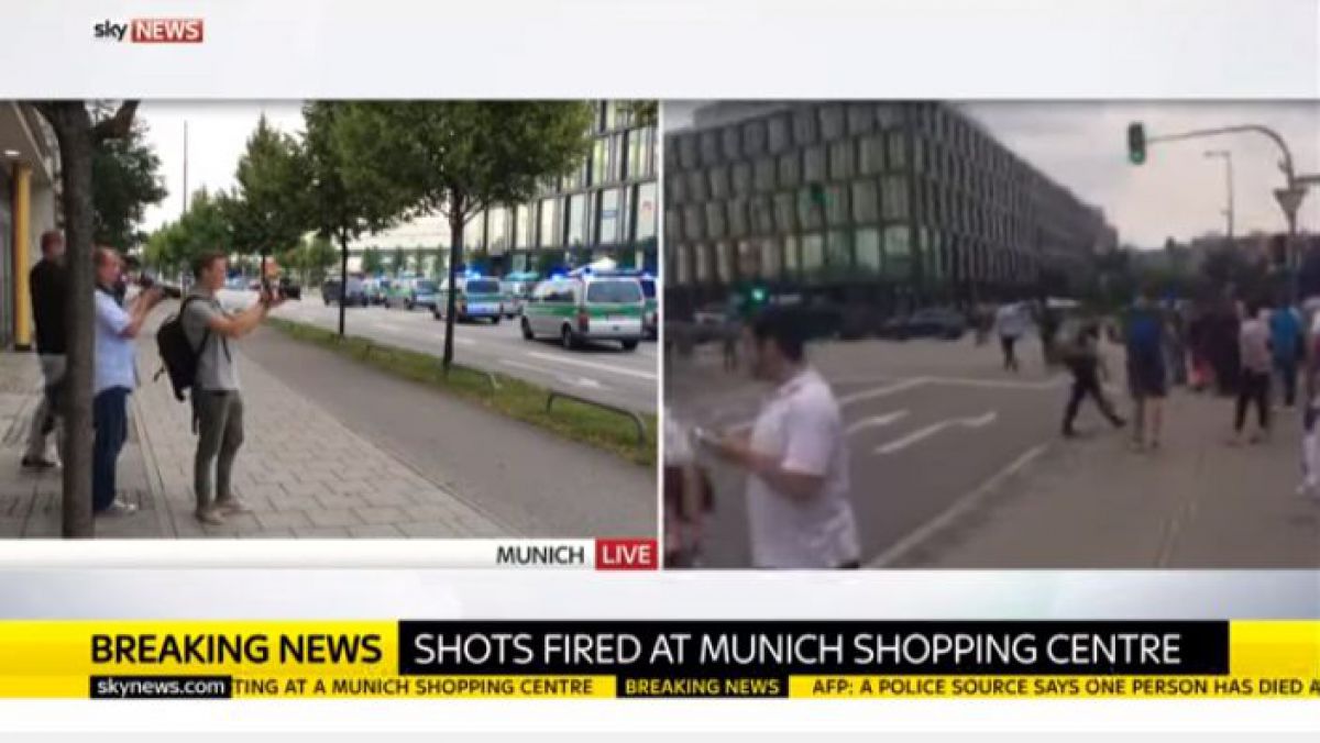 Atentat la un centru comercial din Munchen, Germania