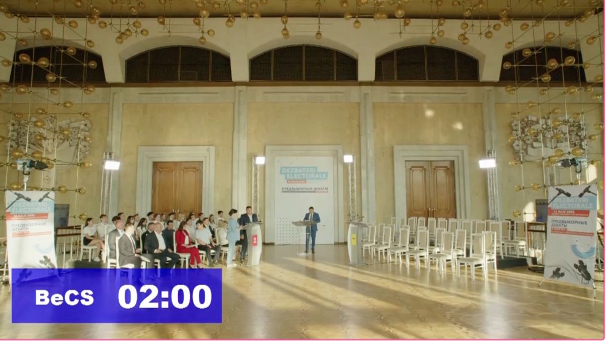 Au venit la dezbateri, dar discută singuri. PAS nu a onorat invitația BECS-ului, dar socialiștii profită de ocazie și își promovează platforma electorală (VIDEO)