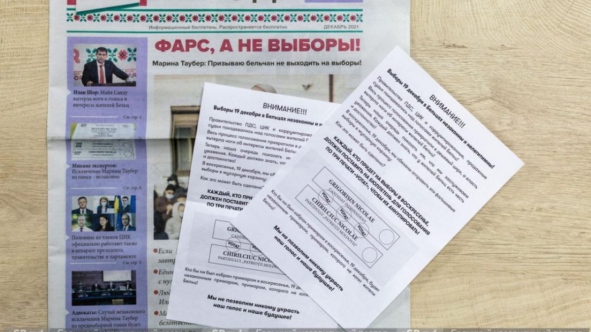 Bălțenii sunt îndemnați să nu participe în turul doi al alegerilor locale sau să distrugă buletinele de vot 