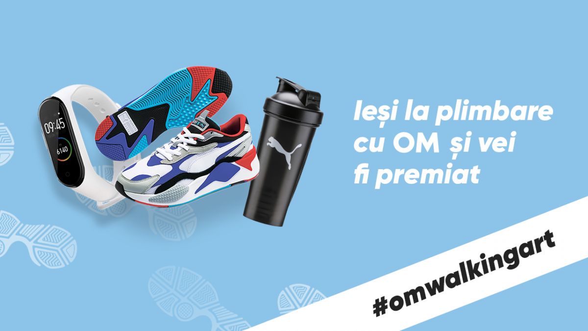 Brandul de apă potabilă OM lansează campania cu premii valoroase - #OMWalkingArt