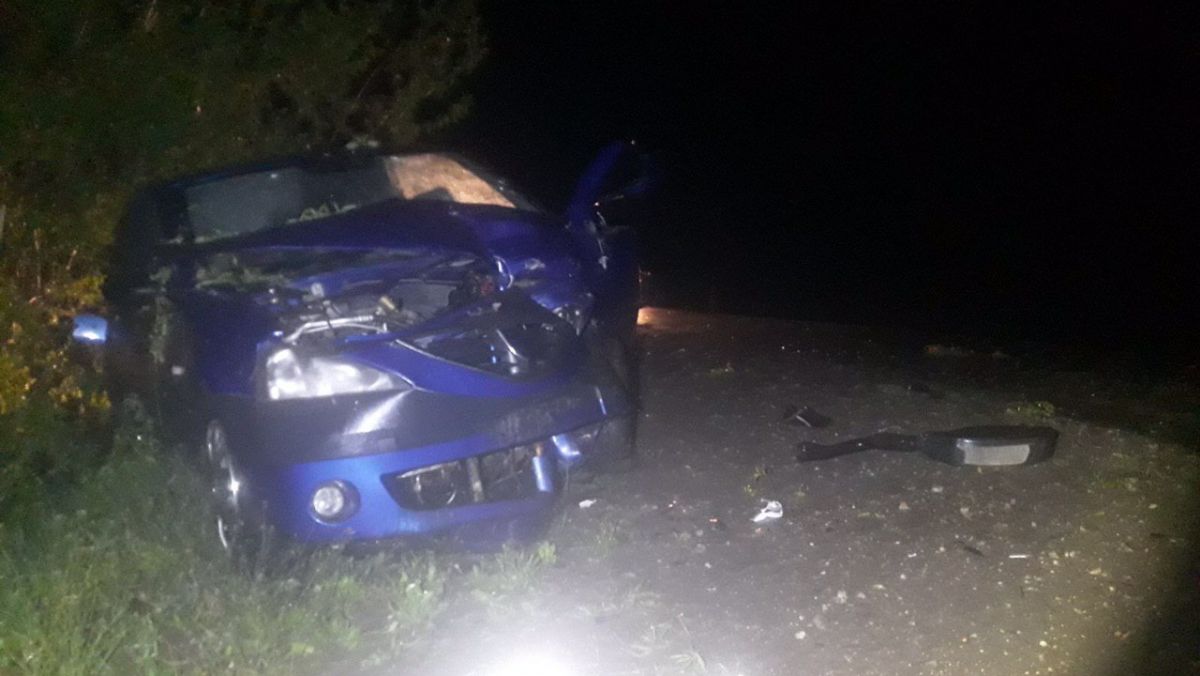 Briceni: Un șofer a ajuns în stare gravă la spital după ce automobilul s-a tamponat într-un copac